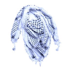 Palestinian Keffiyeh Kuffiyeh Shemagh Traditional Head Scarf Black And White