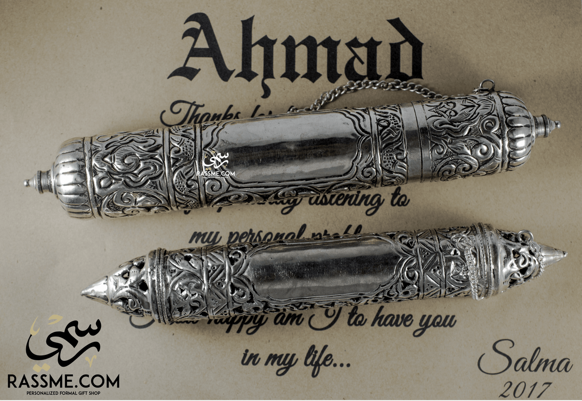Personalized Letter Scroll With Paper Parchment Old Message