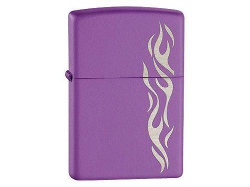 Personalized Flame Abyss Purple Matte - Zippo Lighters In Jordan