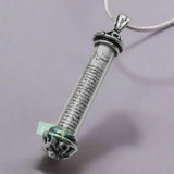 Silver Glass Protective Capsule Long - The Throne Verse