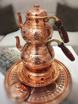 Handmade Copper Kettle, Vintage Style Tea Kettle, Herbal Teapot, Coffee Pot Samovar سماور
