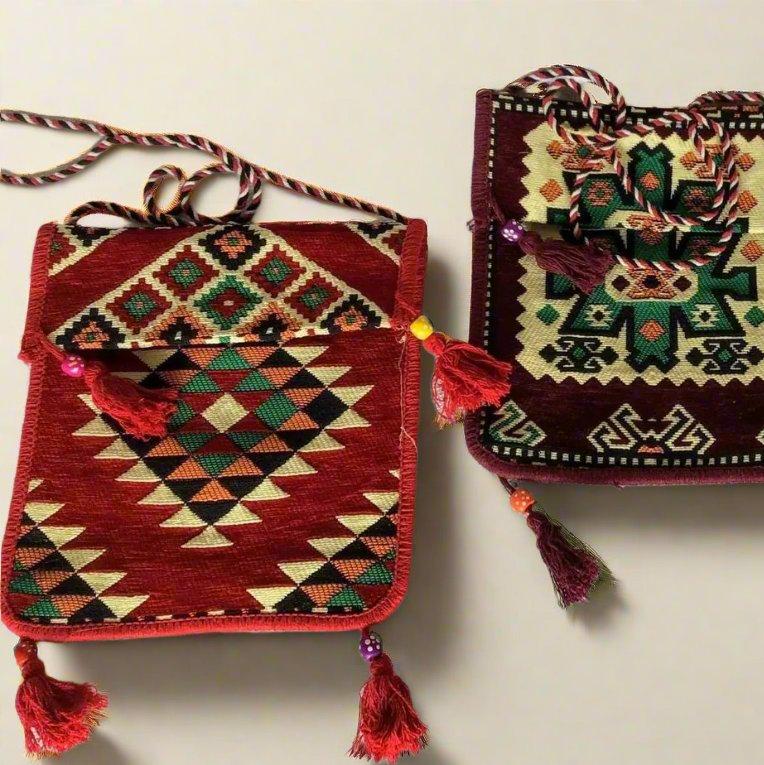 Handbag Turkish Kilim Boho Ethnic Women Bag