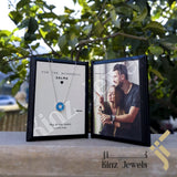 Kinz Personalized Wooden Book Two Frames