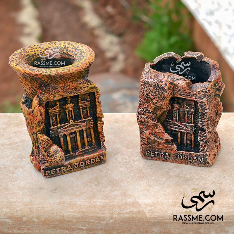 Souvenir from Jordan Petra 3D Resin Crafts Pen Holder