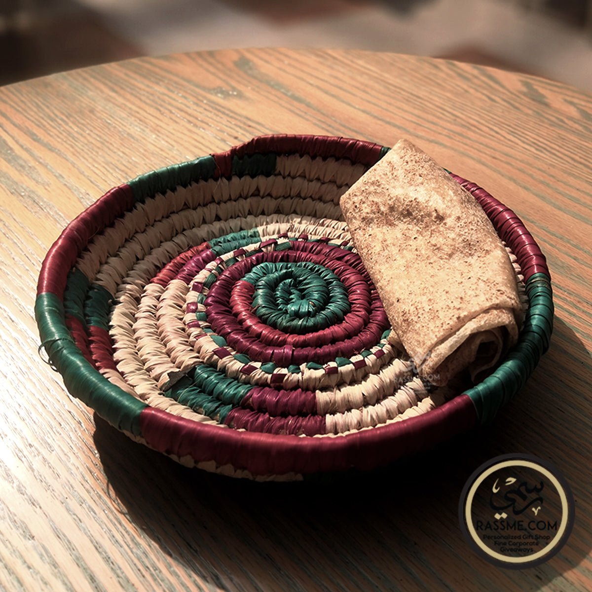 Handmade Woven Straw Tray
