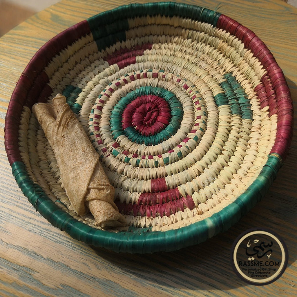 Handmade Woven Straw Tray