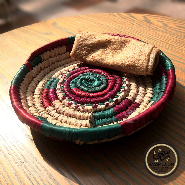 Handmade Woven Straw Tray