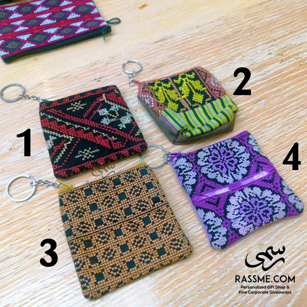 Jordanian / Palestinian Cross Stitch Embroidery wallet and purses