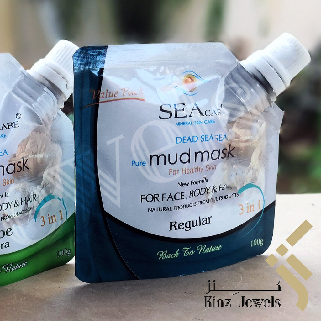 Pure Body Naturals Dead Sea Mud Mask for Face, Body and hair