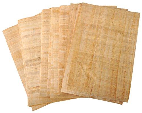10 of Egyptian A3 Size Papyrus blank paper Sheets for Art Projects