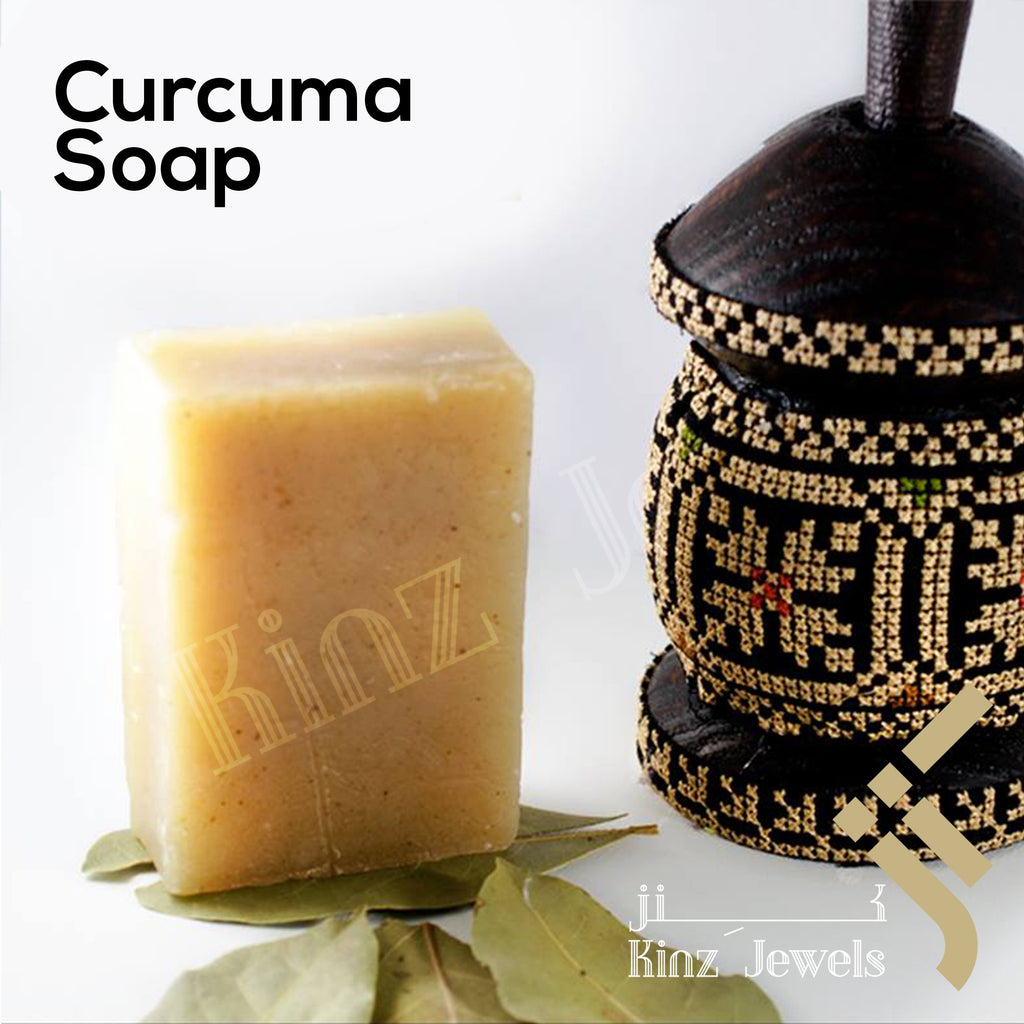 Curcuma Turmeric Root Soap All Skin Rich With Dead Sea Minerals - صابون كركم