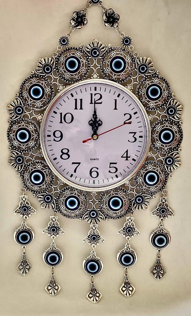 Turkish Evil Eye Home Clock