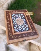 Authentic Wooden Box With Holy Quran Gift