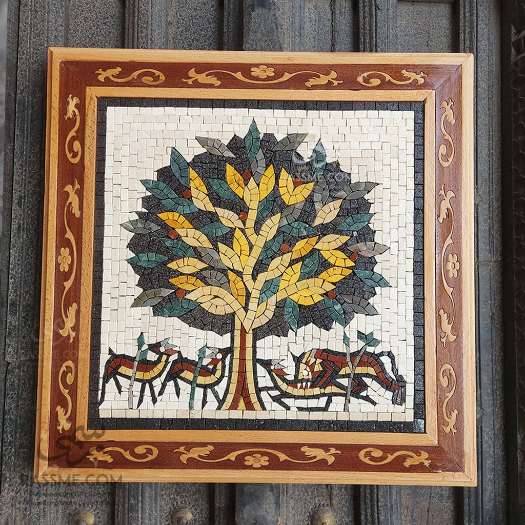 Bleach Wood Mosaics Tree Of Life Large