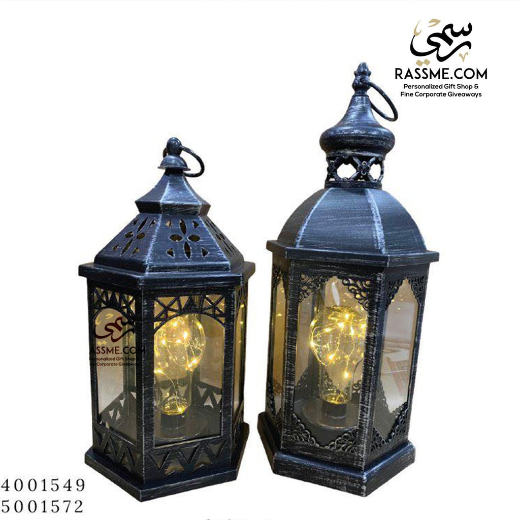 Flameless Lantern Arabian Glass Ramadan