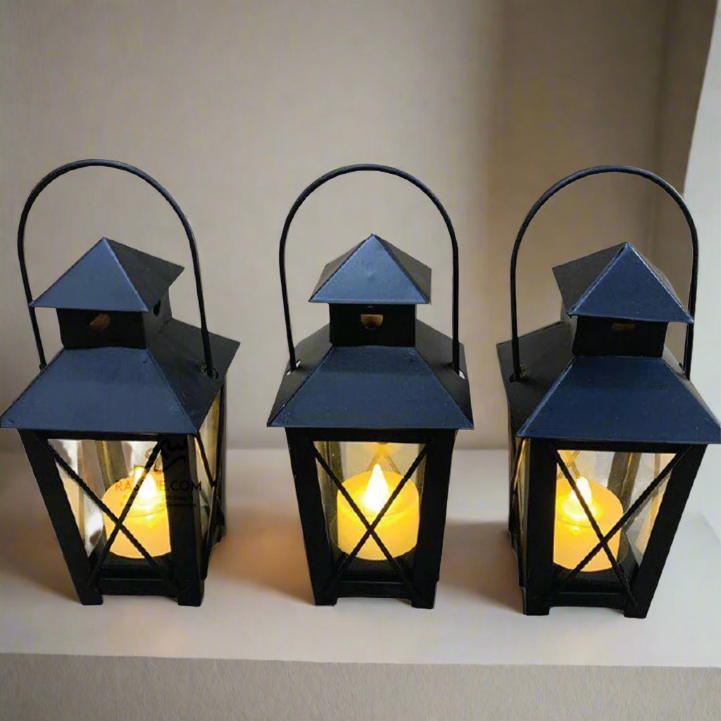 Transparency Cube Lantern Glass - Desk / Candle