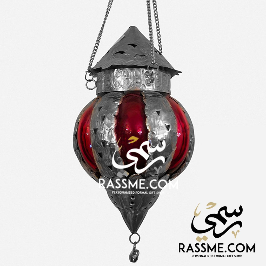 Personalized Candle 5 Colors Glass Arabian Lantern Antique - Free Engraving
