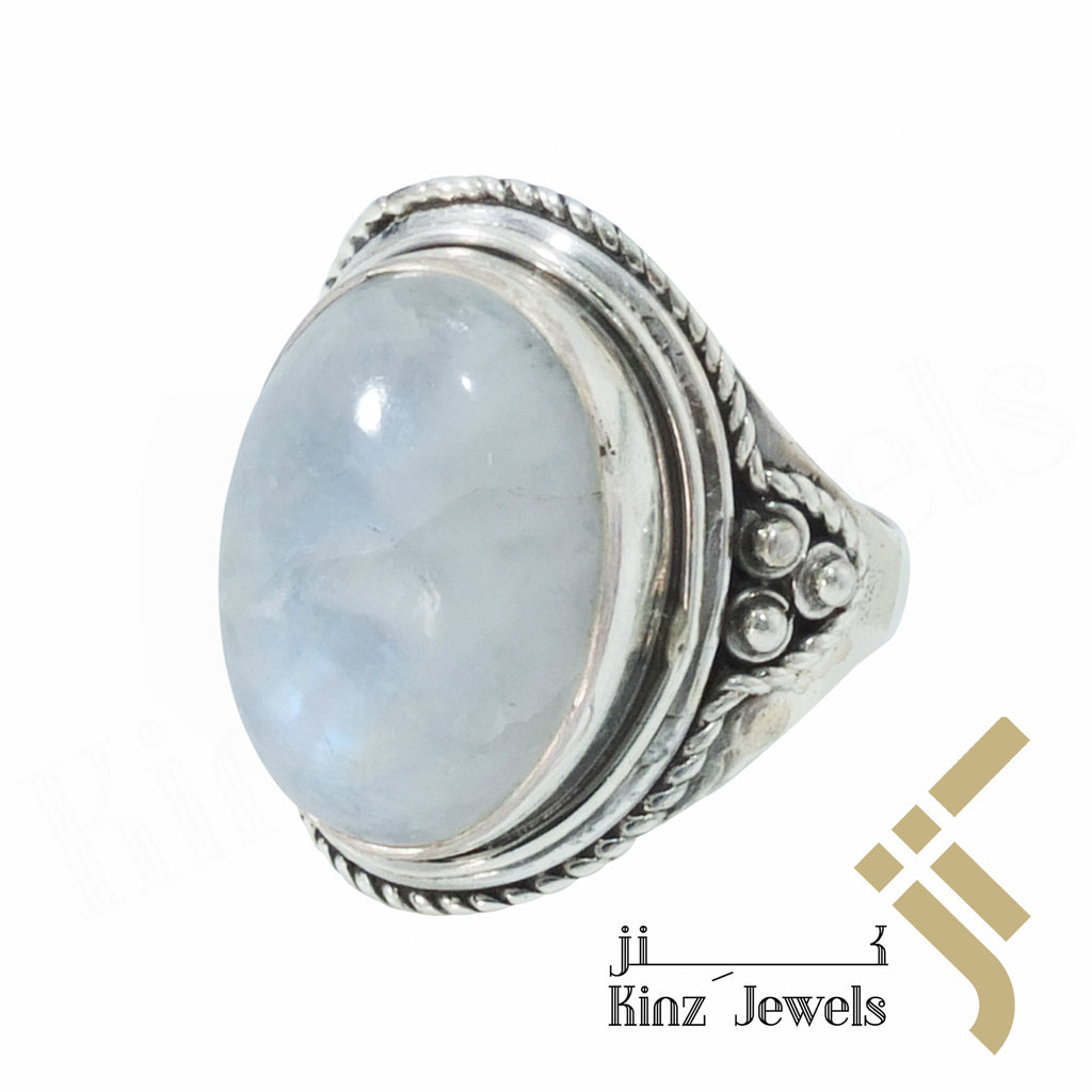 Handcrafted Sterling Silver Opal Ring