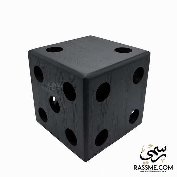 Wooden Pens Holder Dice - Free Engraving