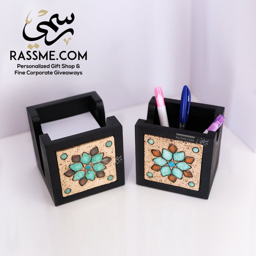 Desk Name Sign Set Nabatean Handmade - طقم مكتب في الاردن