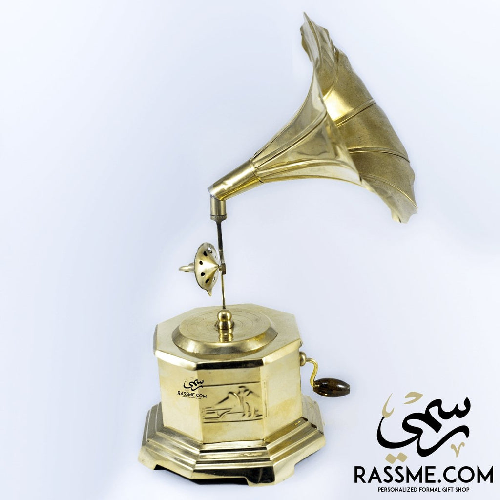 Gramophone Solid Brass Mini Octagon