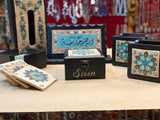 Desk Name Sign Set Nabatean Handmade - طقم مكتب في الاردن