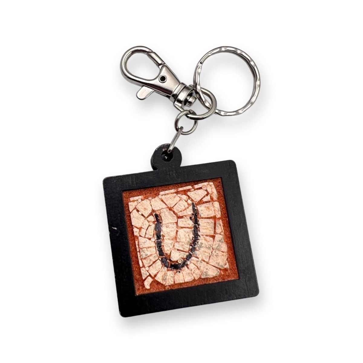 A-Z Mosaics Alphabet Jordan Souvenir Keychain