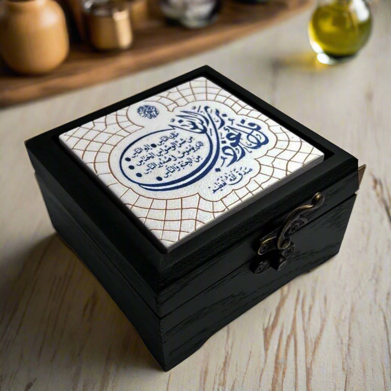 Al-Nas Ceramic Mosaics Wooden Box