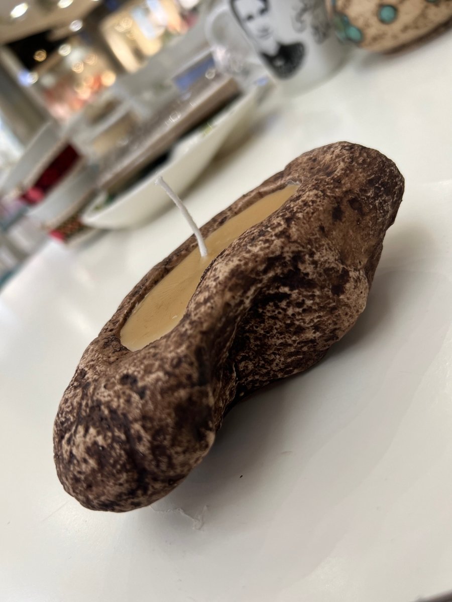 Antique Candle Stone Resin