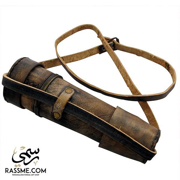 Antique Leather Solid Brass Telescope - Free Engraving