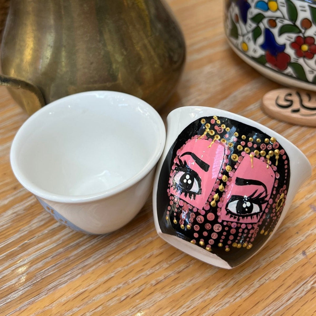 Arabic Coffee Cup Bedouin Women