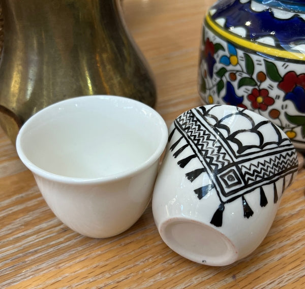 Arabic Coffee Cup Hatta Keffiyeh