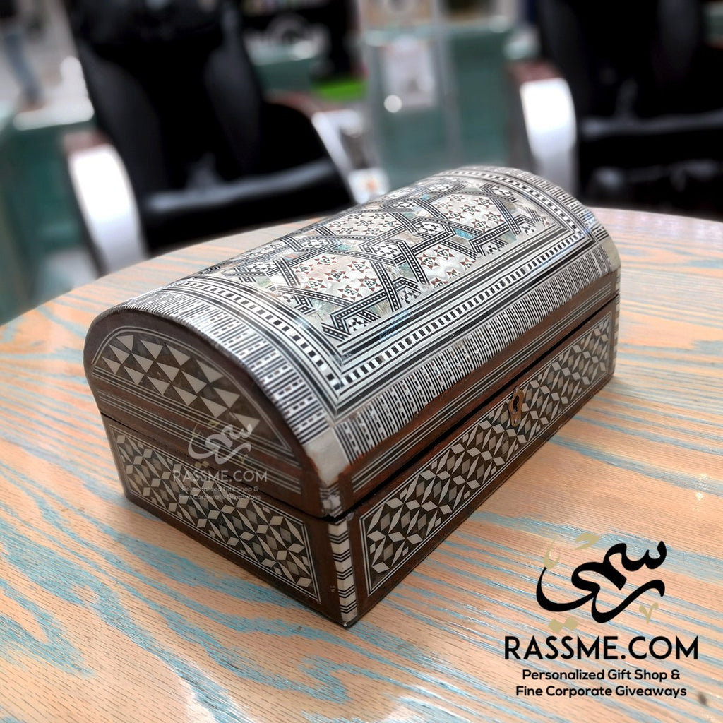 Authentic Wooden Arabesque Handcrafted Jewelry Box