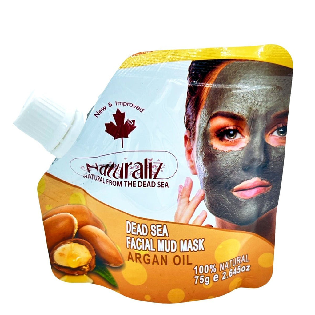 Argan Oil Naturals Dead Sea Mud Mask for Face, Body and hair for Acne, Blackheads