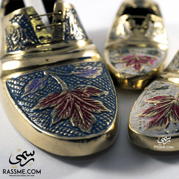 Ashtray Brass & Enamel Colors - Free Engraving