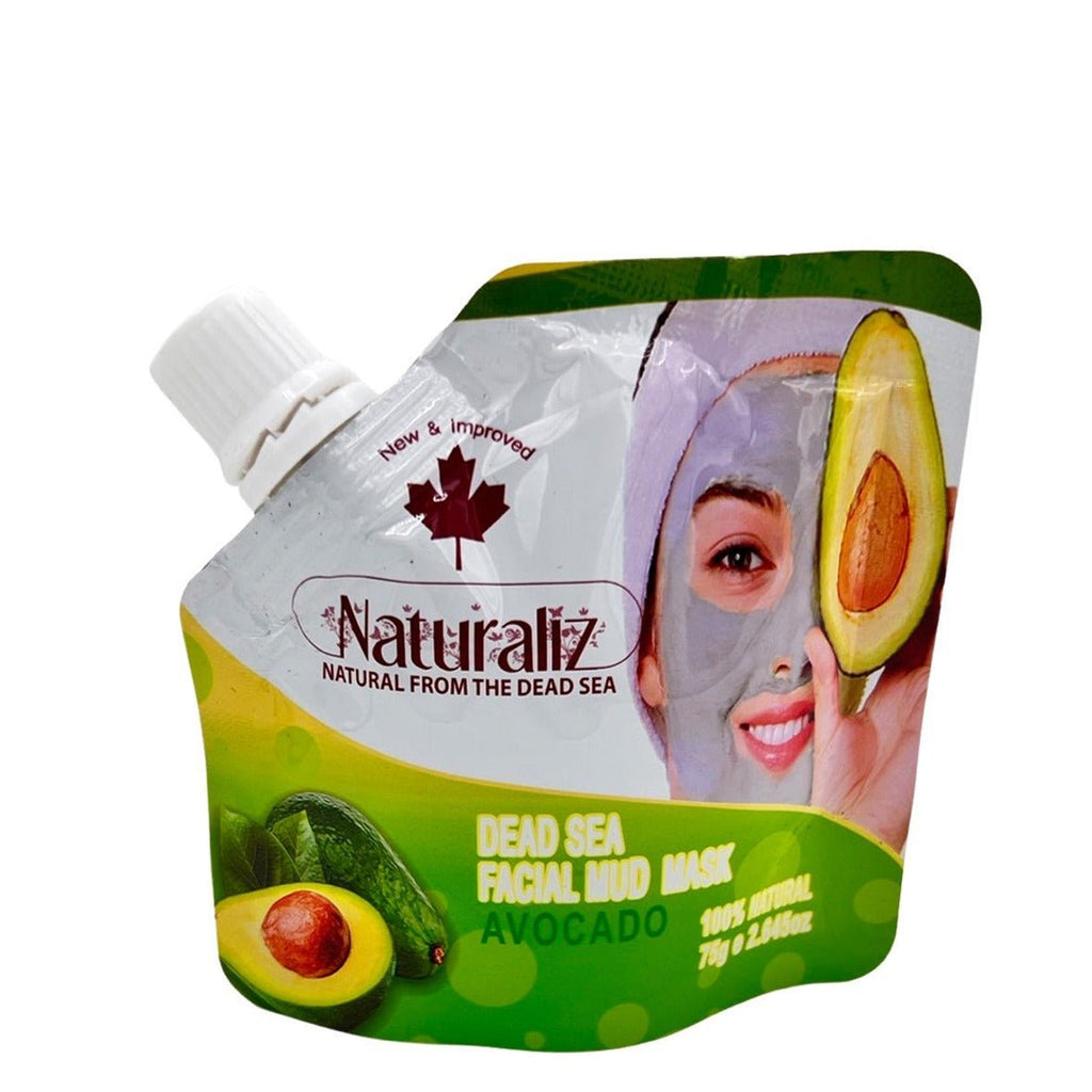 Avocado Naturals Dead Sea Mud Mask for Face, Body and hair for Acne, Blackheads