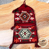Embroidery Turkish kilim bag Boho Wall Hanging