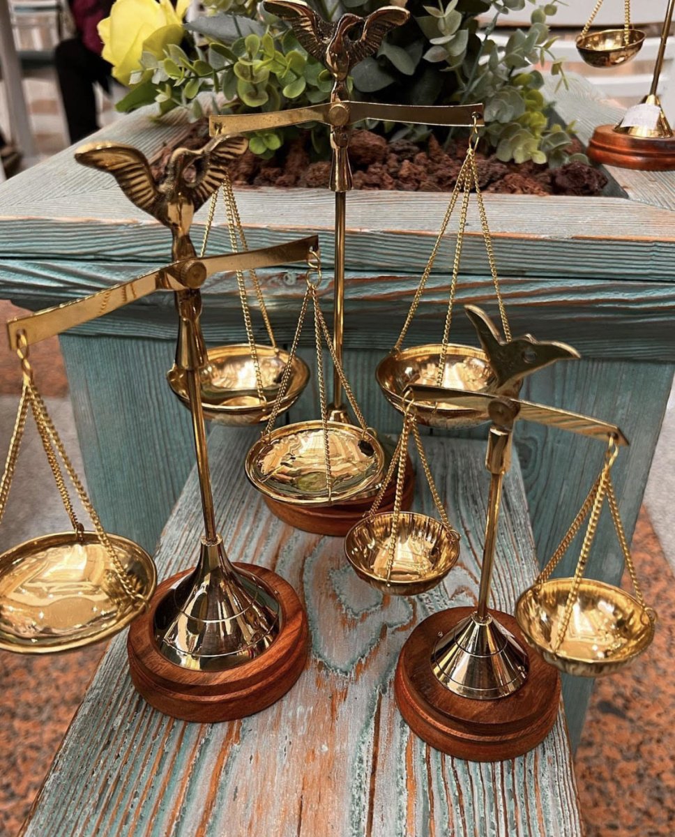 Balance Lawyer / Judge Gift Brass