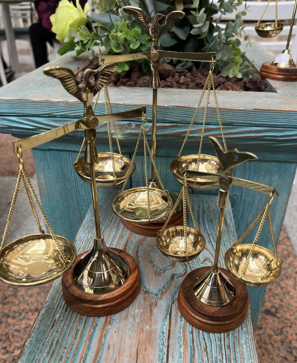 Balance Lawyer / Judge Gift Brass