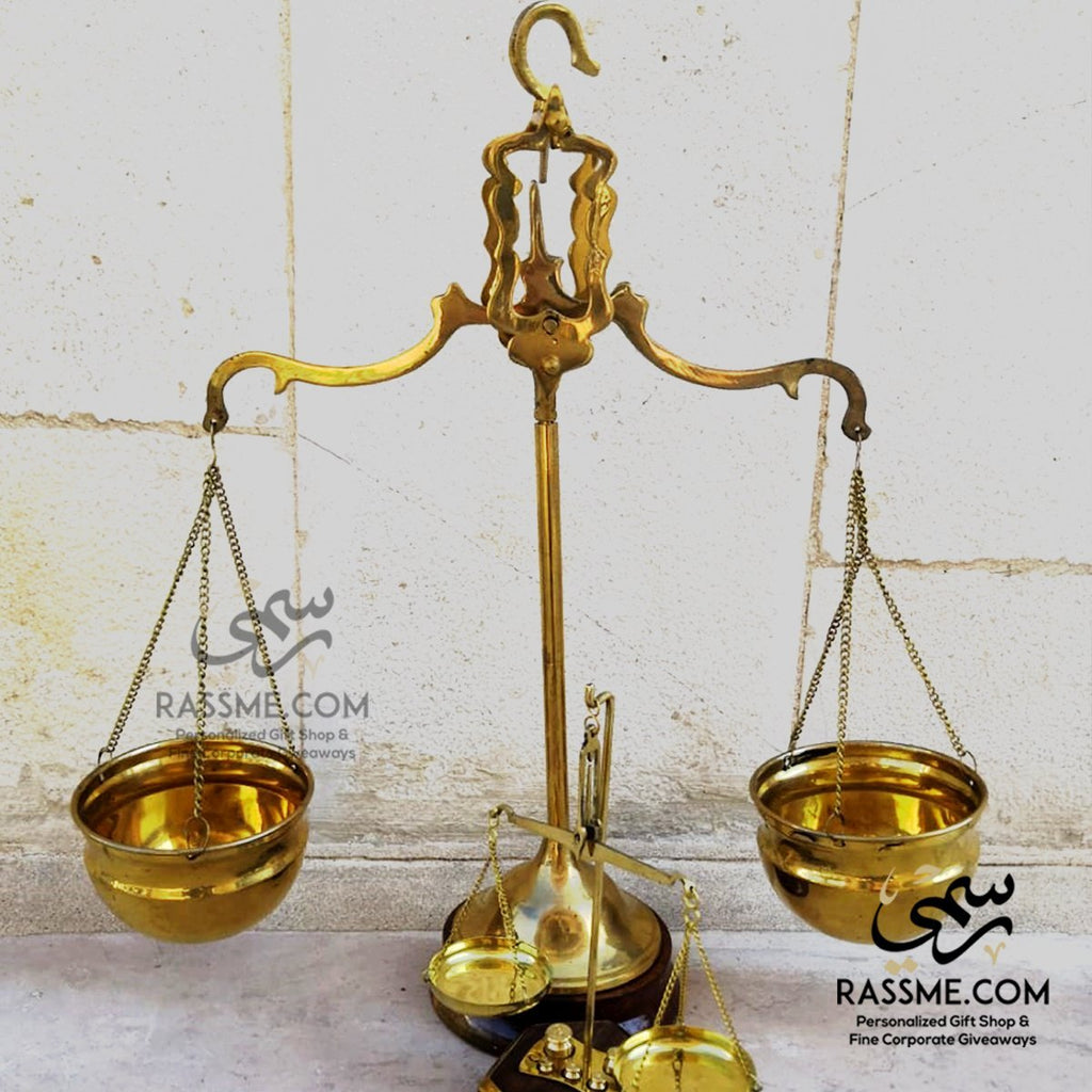 Huge Wooden Elegant Balance Justice Scale Gifts for Lawyer