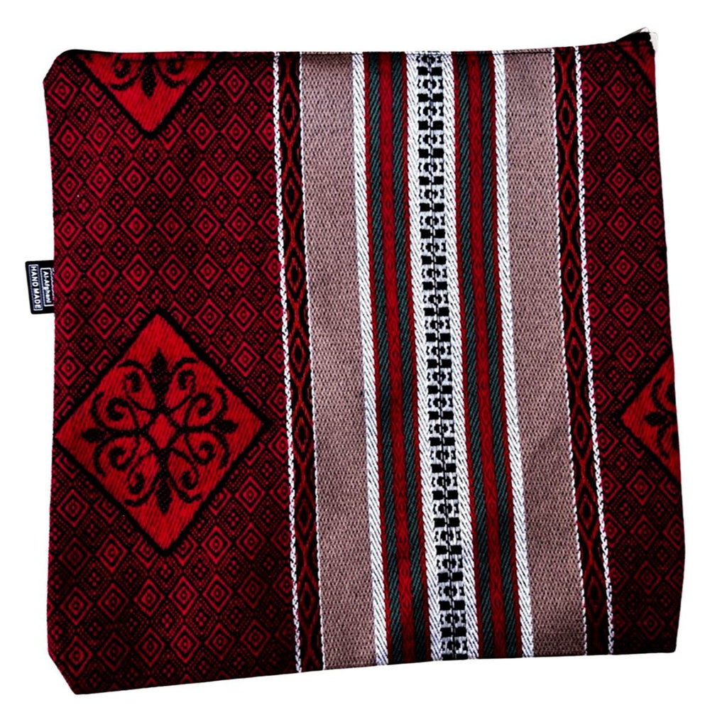 Bedouin Wool Embroidered Cushion Throw Pillow