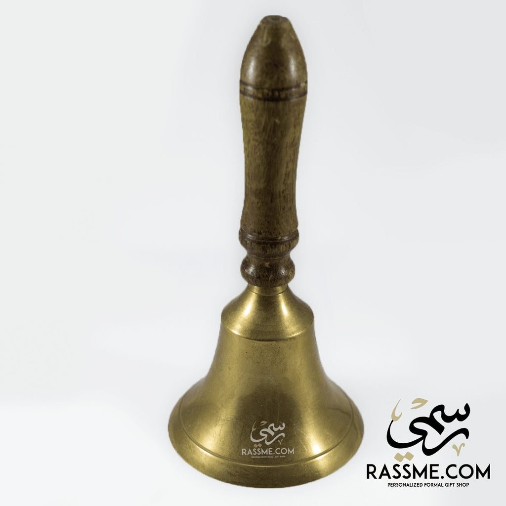 Solid Brass Bell With Wooden Handle