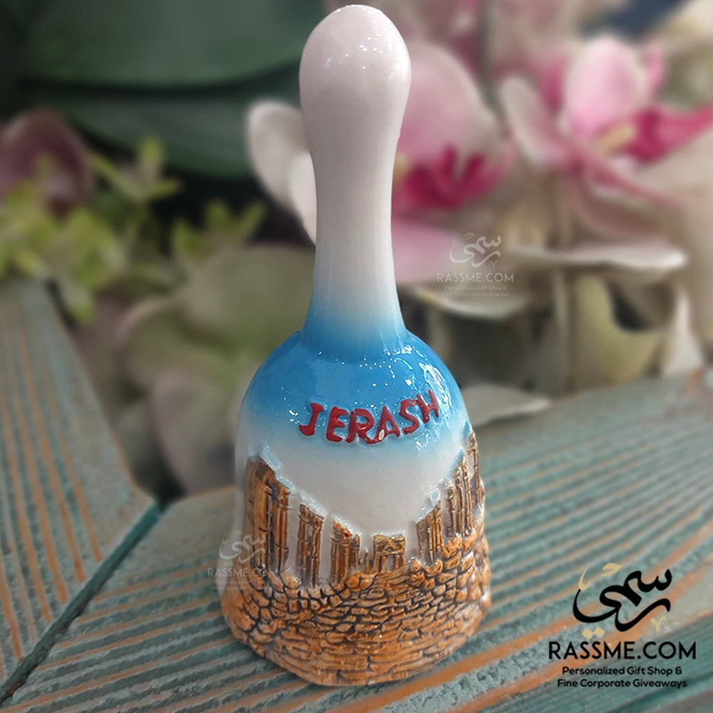 Ceramic Colored Bell Jordan Souvenirs 3d Jerash