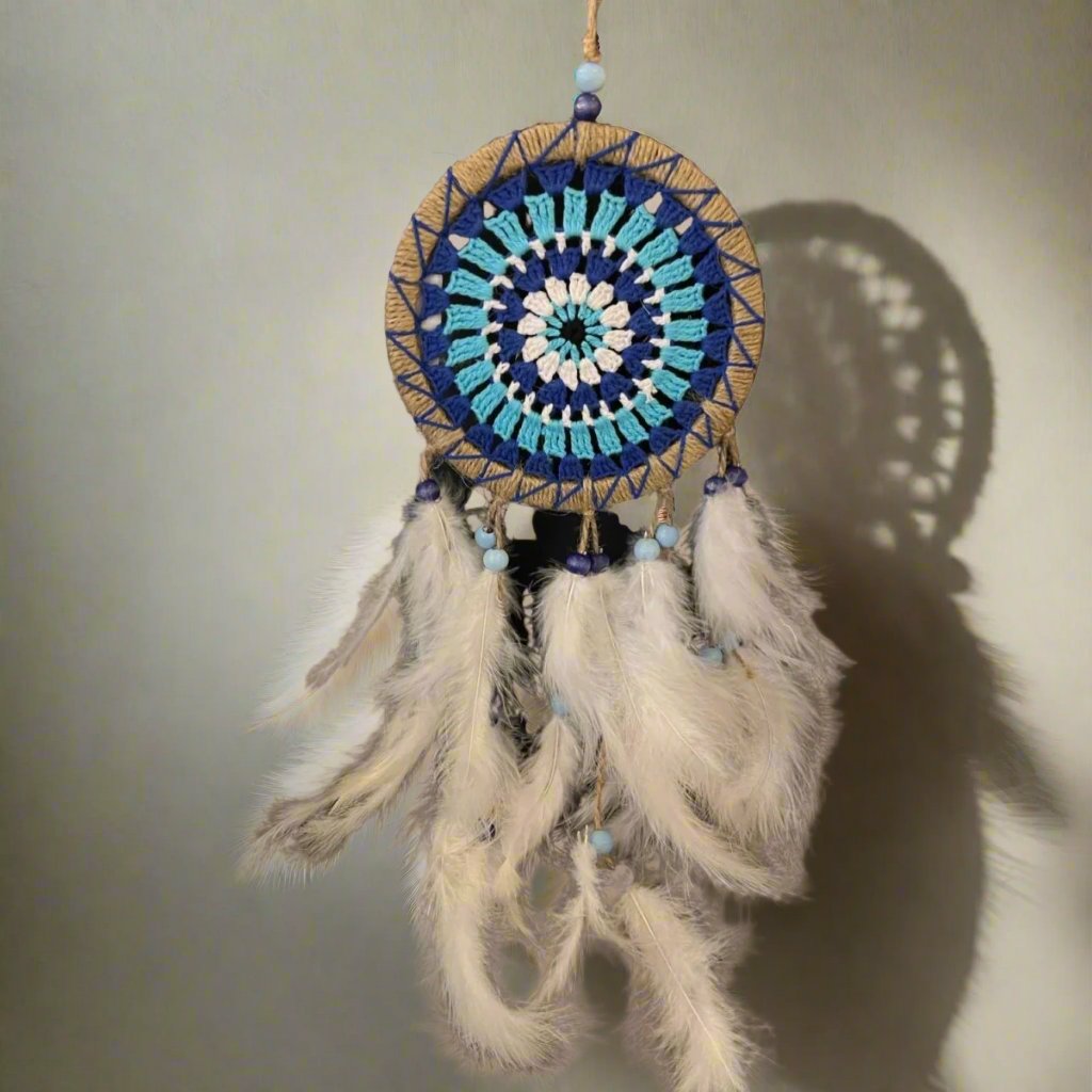 Blue and Brown Dream Catcher