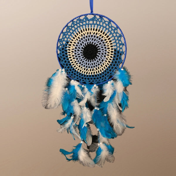 Blue and White Dream Catcher