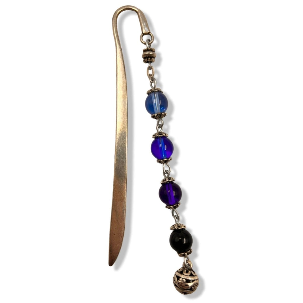 Bookmark Metal and Blue Stones