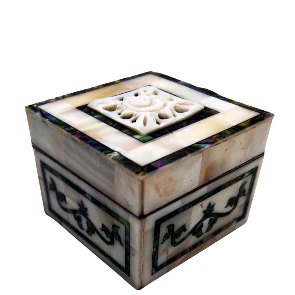 Box Genuine Mother of Pearl Cube