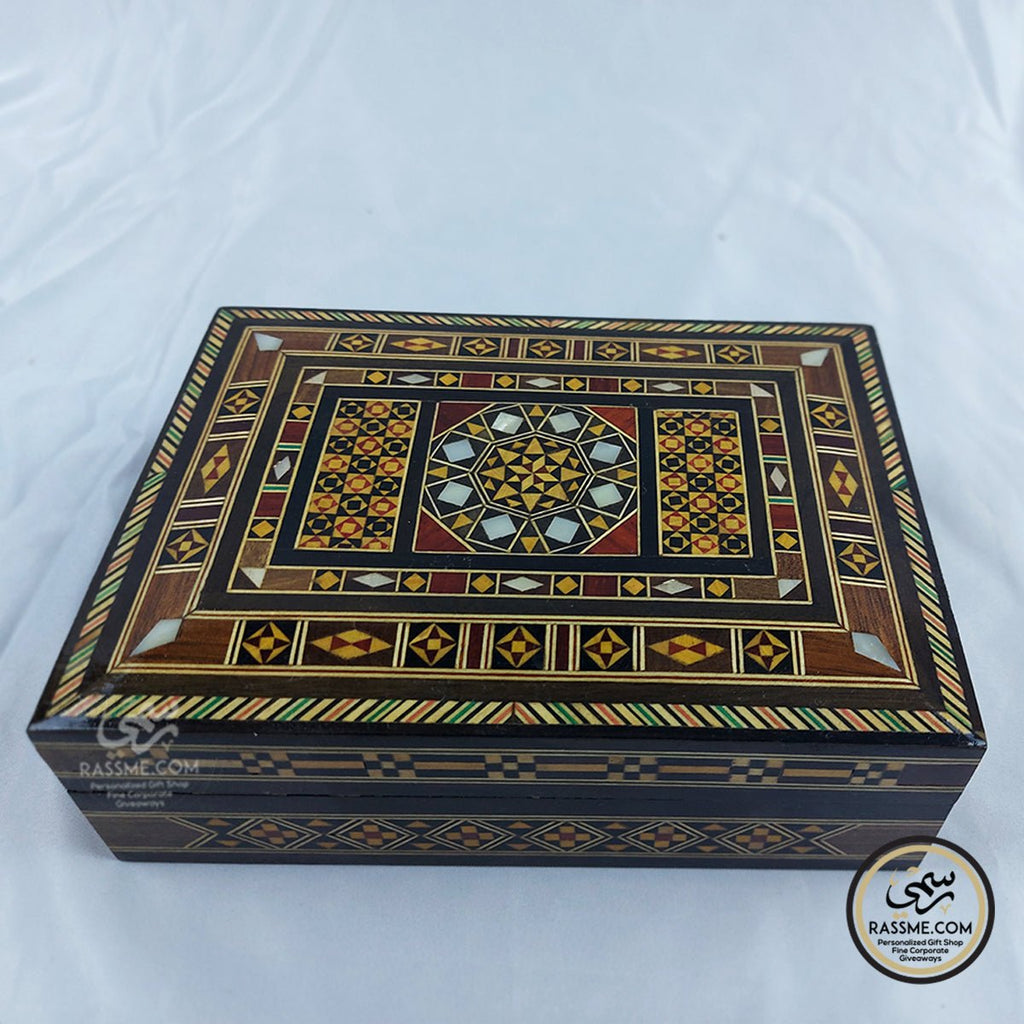 Syrian Handcrafted Mosaics Box with mother of pearl