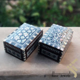 Small Handcrafted Premium Arabisc Mosaics Mother Of Pearl Box