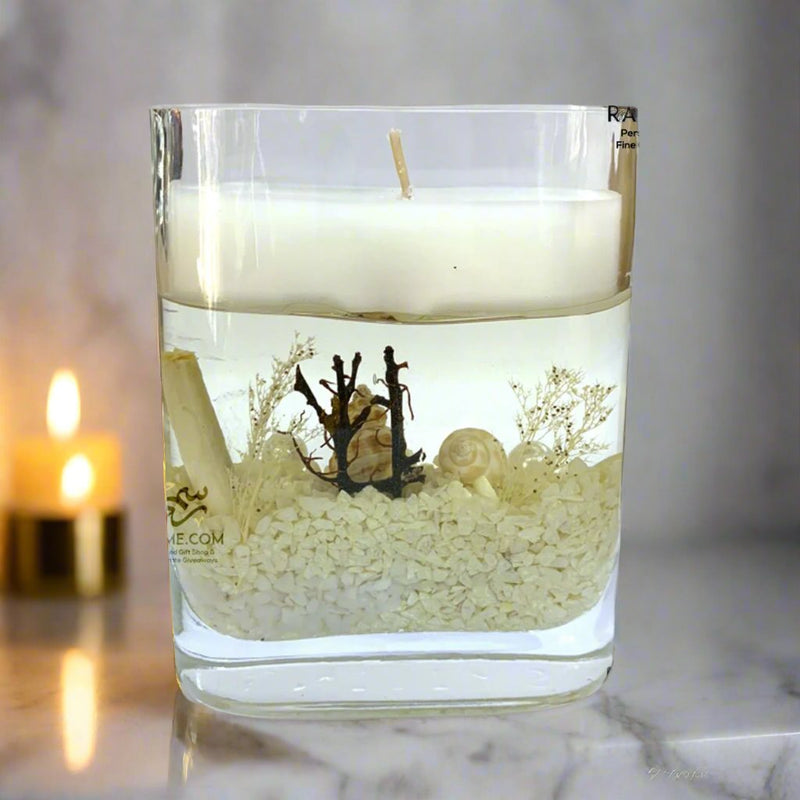 Personalized Candle Glass Wide
